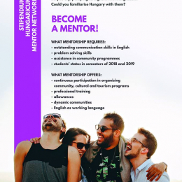Application for Stipendium Hungaricum Mentor Program